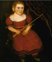 Samuel Warren Holland, w wieku dwóch lat, XIX wiek.