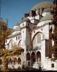 Widok na meczet Sulejmana (1550-1557)