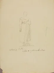 Rysunek Study (Wejście do wanny)