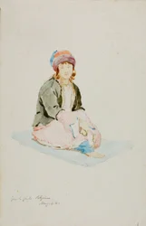 Grecka dziewczynka pielgrzym, 1844.