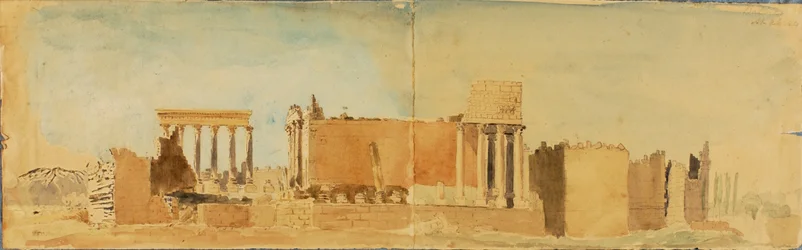 Ruiny Balbeck, 1844.