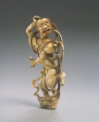 Figura Kui xing (rzeźbiona z kości słoniowej) (patrz także 272115)