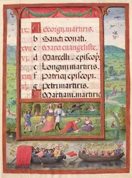 Pieśń na lutnię jesienią, 1554 (tusz i kolor na papierze)