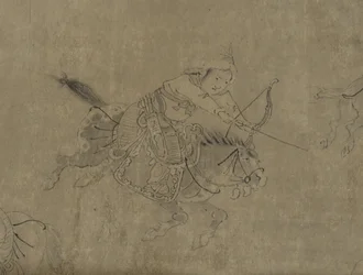 Niewola Cai Wenji, XIV-XV w. (atrament na papierze)