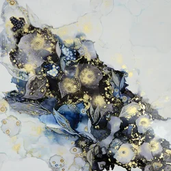 Organiczny Indigo Gold Flow