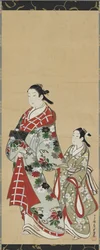 Yudokoro planował mieć szczęście łysy, Edo Pelliot d, 1615-1868.
