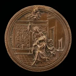 Augustus i Sybilla Tyburtyńska, koniec XV - początek XVI wieku.