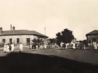 Budowanie imperium w epoce faszystowskiej: firma elektryczna Asmara, 09.05.1936 (zdjęcie czarno-białe)