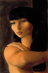 Mała Brunetka, ok. 1930 (olej na płótnie)