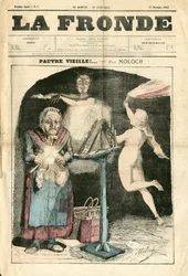 Okładka „La Fronde (1869-1870)”, numer 7, Kolor satyryczny
