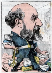 Portret Guillaume Victor Augier (1820-1889) Francuski dramaturg.