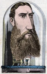 Portret Leopolda II, króla Belgów (Louis Philippe Marie Victor), księcia Belgii, księcia Saksonii, księcia Saksonii-Coburg-Gotha, księcia Brabancji