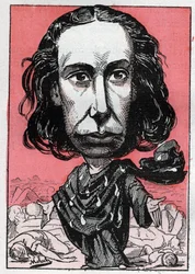 Portret Louise Michel (1830-1905), nauczycielki, działaczki robotniczej, anarchistki, nazywanej „Louve Rouge””