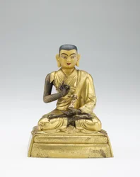 Niezidentyfikowany nauczyciel, z częściowej grupy lamów i nauczycieli, połowa XIX wieku