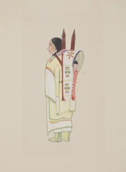 Kiowa Squaw, c.1934 (akwarela)