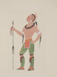 Osage, ok. 1934 (akwarela)