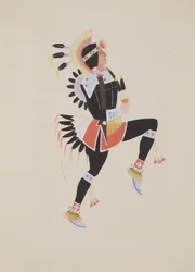 Panel #1, c.1934 (akwarela)