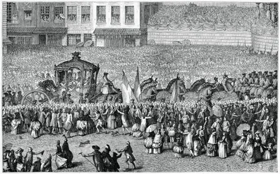 Powóz konny na paradzie, 1782, 1885.
