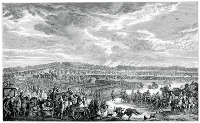 Przegląd Gwardii Szwajcarskiej, 1885.