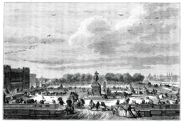 Ogrody francuskiego pałacu króla Ludwika XV, 1763 1885.