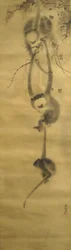 "Pięć małp", przypisywane Mori Sosen, początek XIX wieku, Muzeum Sztuki w Honolulu, 4916.1
