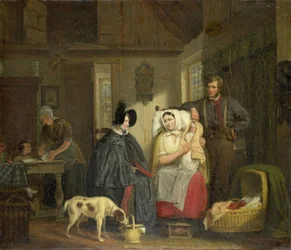 Wizyta u świeżo upieczonej matki