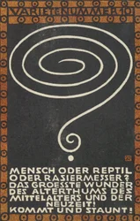 Akt 10: Człowiek albo gad albo brzytwa. Akt 10: Człowiek albo gad albo brzytwa..., 1907.