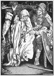 „Olaf wziął staruszkę w ramiona”, X lub XI wiek 1913 r.