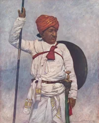 „Uzbrojony żołnierz Bombaju Chiefs”, 1903