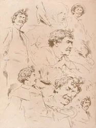 „Studia portretowe”, ok. 1880, 1904 r