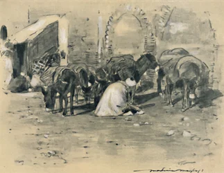 „Scena uliczna w Tangerze”, 1903.