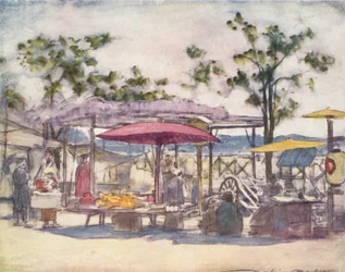 „Szkarłatny parasol”, c1887, 1901