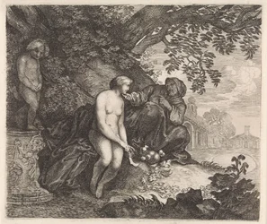 Vertumnus próbuje uwieść Pomona