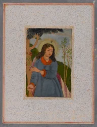 Anioł, po 1675 (wc na papierze)