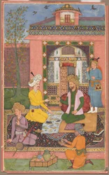Uczta w oprawie pawilonu, ok. godz. 1620.