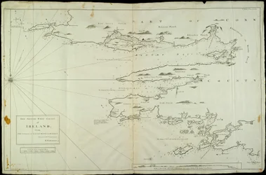 Południowo-zachodnie wybrzeże Irlandii od Staggs of Castle Haven do Dursey I. Przebadane i nawigowane przez M. Mackenzie Sen. 1775.