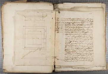 Portfolio rysunków Mutio Oddi z Urbino i innych, s.120, c.1635-40 (pióro i atrament na papierze w oprawie)