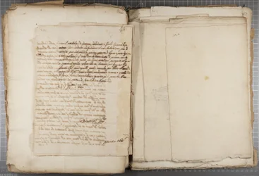 Portfolio rysunków Mutio Oddi z Urbino i innych, s.120, verso, ok. 1635-40 (pióro i atrament na papierze w oprawie)