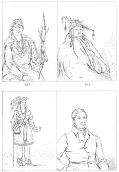 Delawares i Mohicans, 1841.