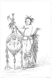 Sac or Fox odważny, Rock Island, Upper Mississippi, 1841.