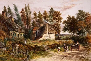 Scena wiejska