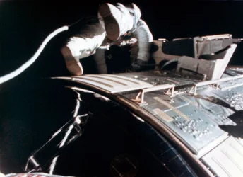 Alfred M. Worden b1932 podczas misji księżycowej Apollo 15, 1971.