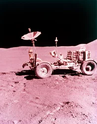 Pierwszy księżycowy pojazd wędrujący, Apollo 15, lipiec 1971.