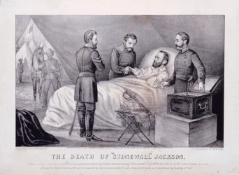 Śmierć "Stonewalla" Jacksona (litografia)