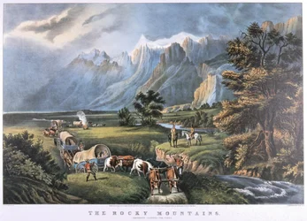 Góry Skaliste, ok. 1870 r. (litografia)