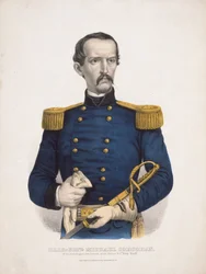 gen. bryg. Michael Corcoran z Irlandzkiej Brygady, późny pułkownik dzielnego Nowego Jorku „Sixty Ninth”