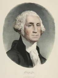 George Washington (litografia kolorowa)