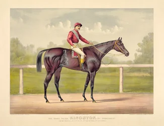 Grand Racer Kingston autorstwa Currier & Ives