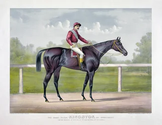 Grand Racer Kingston autorstwa Spendthrift autorstwa Currier & Ives