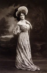 Lola Montez, pseudonim sceniczny tancerki Elizy Rosanny Gilbert (1821-1861), fotografia Nadara, pseudonimu Gasparda-Félixa Tournachona (1820-1910)